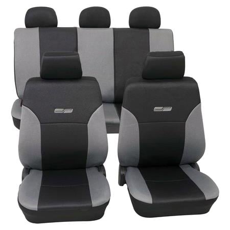 Grey Black Leather Look Car Seat Covers For Toyota Celica 2000 2006 Micksgarage - Toyota Celica Leather Seat Covers