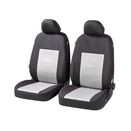 Walser Avignon Front Car Seat Covers Black Grey For Toyota Prius C 2018 Onwards Micksgarage - Car Seat Covers For Prius C