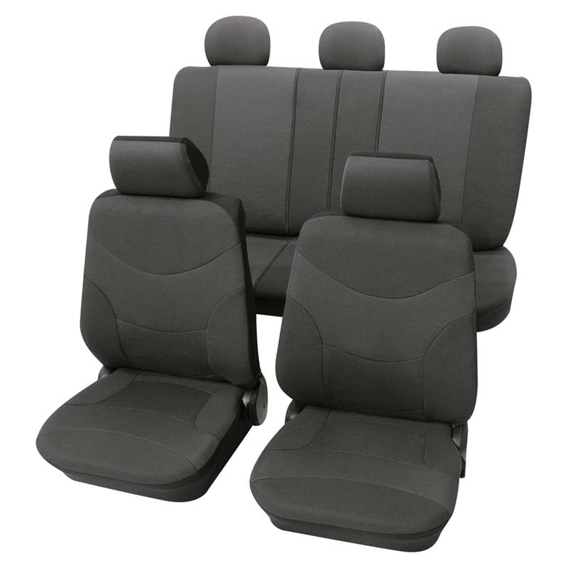 Luxury Dark Grey Car Seat Cover Set For Vauxhall Astra Mk Iv Estate 1998 2005 For Vauxhall