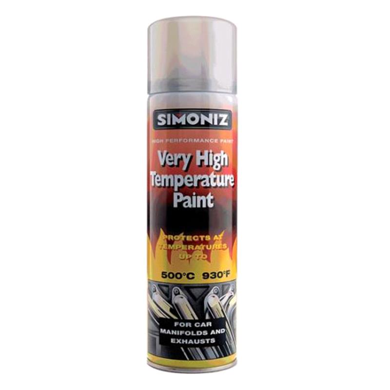 Simoniz Very High Temperature Paint Silver 500ml. For MicksGarage