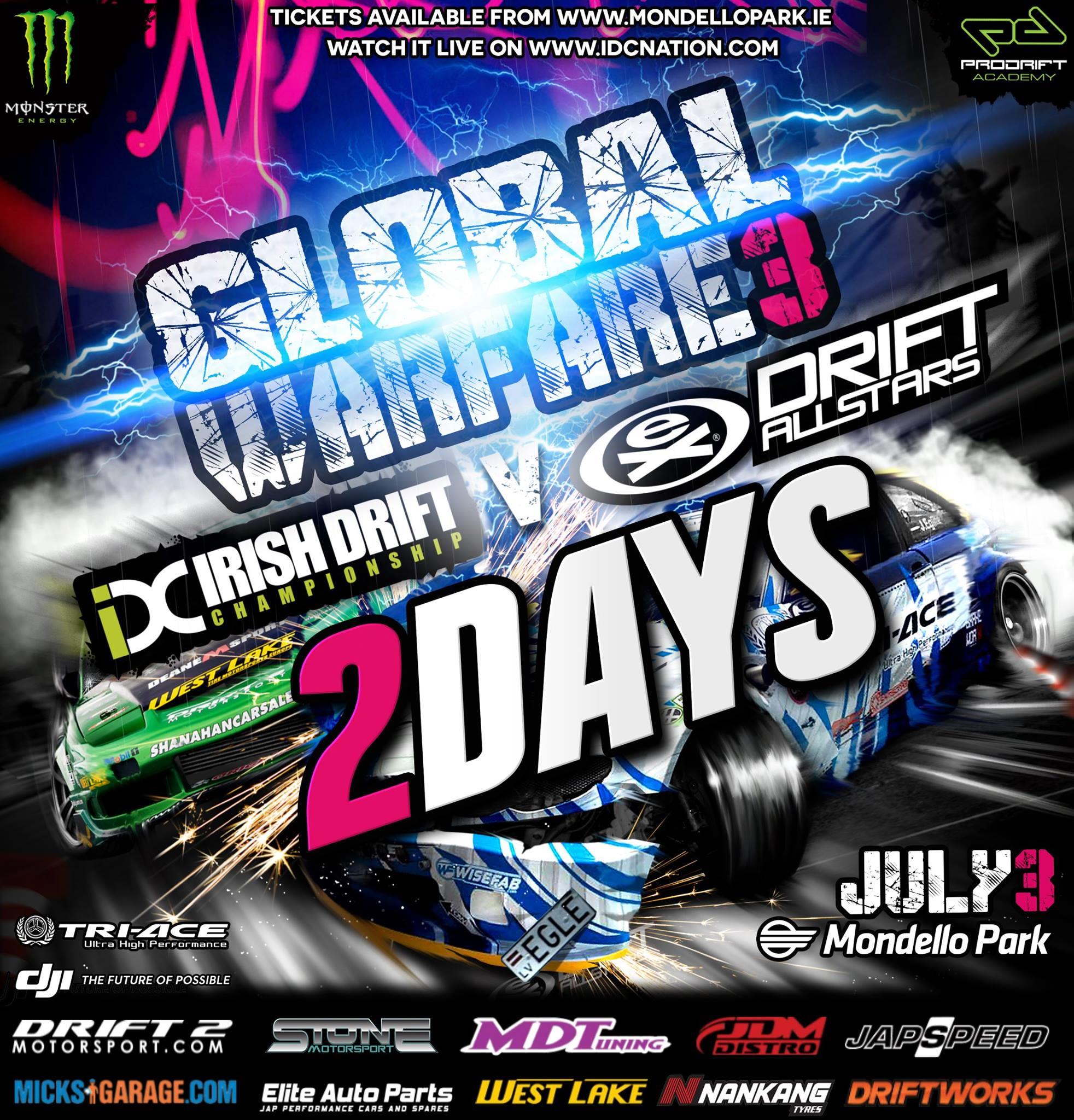 Preview - Global Warfare: Irish Drift Championship vs Drift All Stars 