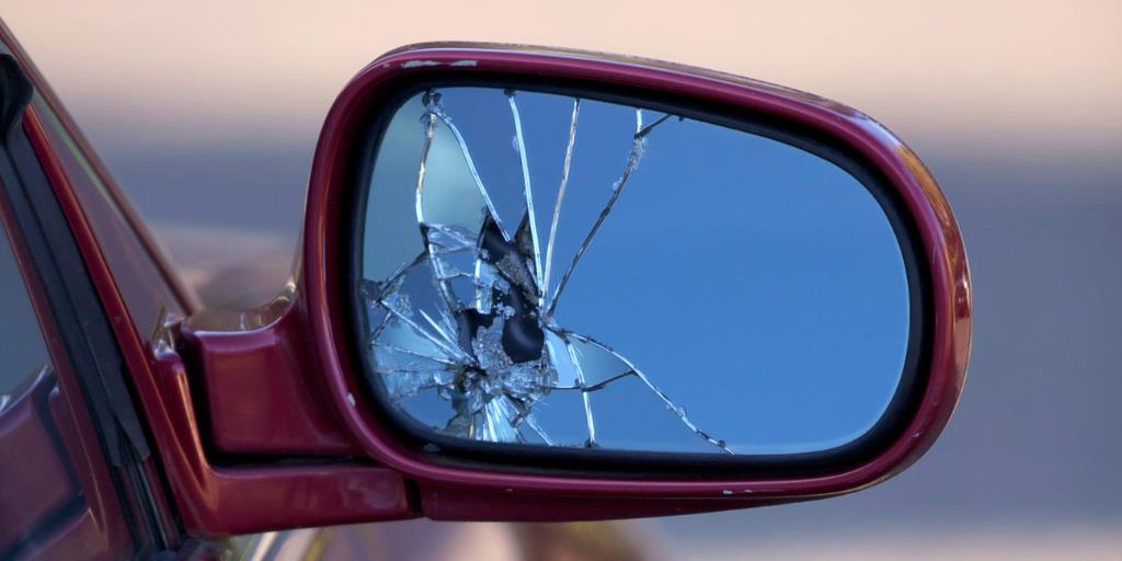 Damaged Wing Mirror