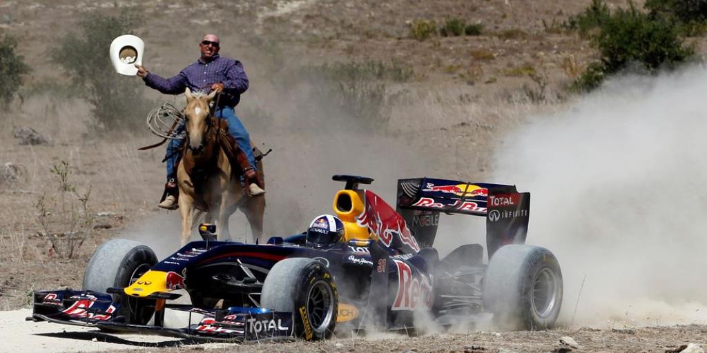 Tom Cruise Drives F1 Red Bull