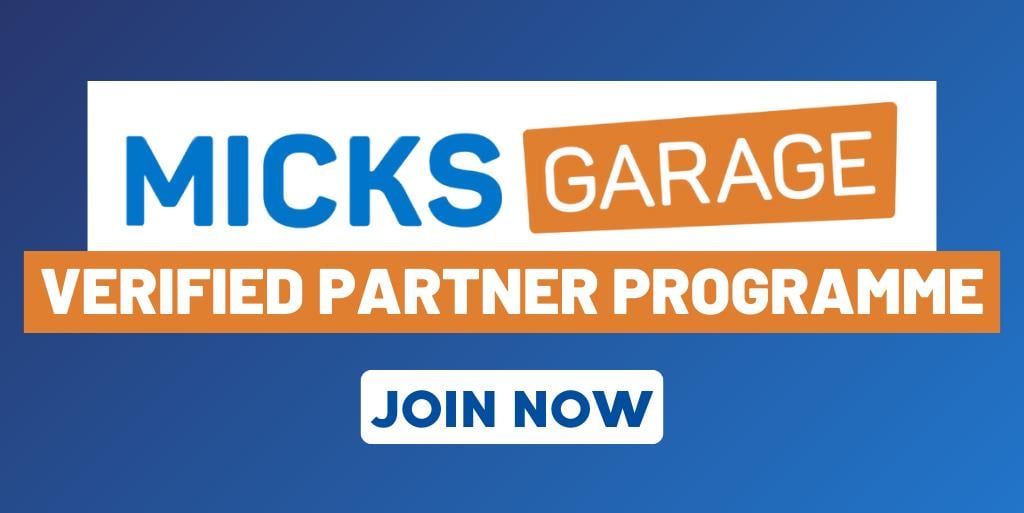 Join MicksGarage's Verified Partner Affiliate Programme