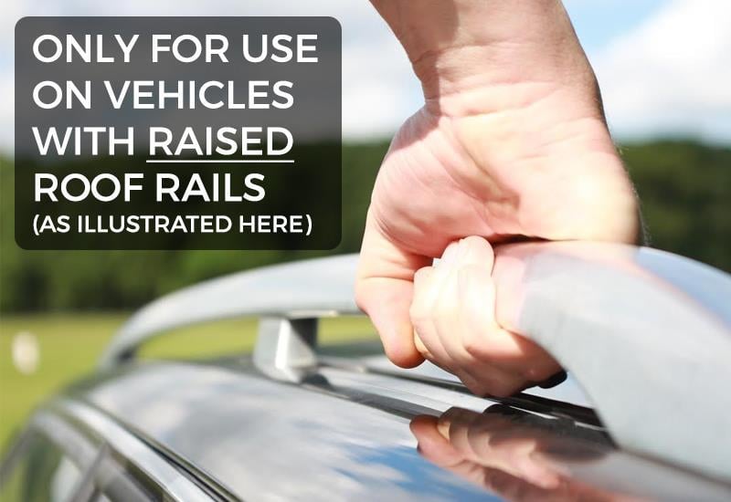 Nissan qashqai raised discount roof rails