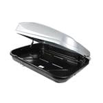 Junior Car Top Roof Box 420L in Gloss Grey Huge Storage