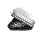 Junior Car Top Roof Box 420L in Gloss Grey Huge Storage
