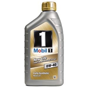 Mobil 1 New Life Fully Synthetic 0W40 Engine Oil.1 Litre