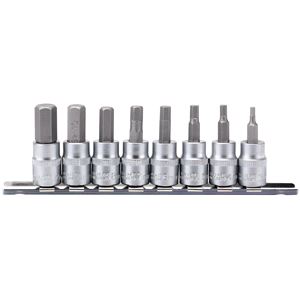 Draper 16308 1//2in Sq Dr 100mm Long Metric Hexagonal Socket Bit Set 9 Piece