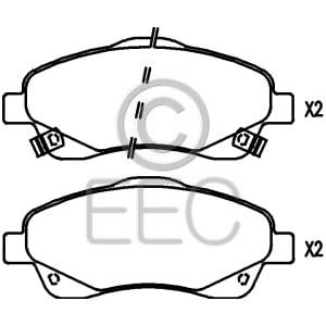 BRP1333 EEC Brake Pad fit Toyota Avensis Front Axle