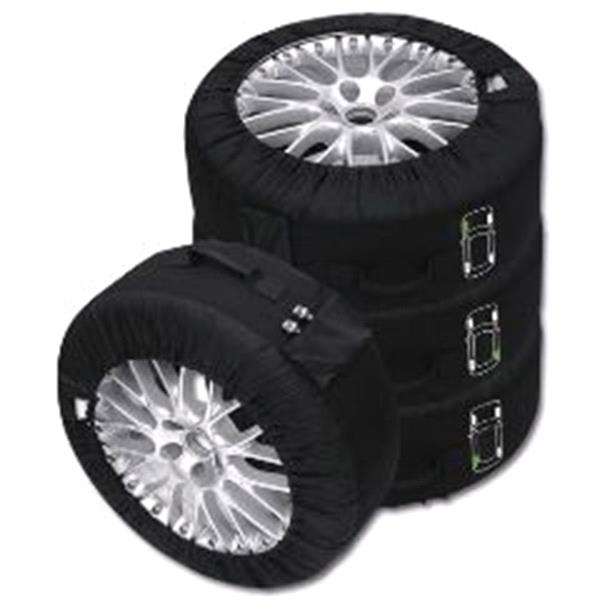 Set Of 4 Tyre Wheel Covers Storage Carry Bag Protector 14 To 18 Winter