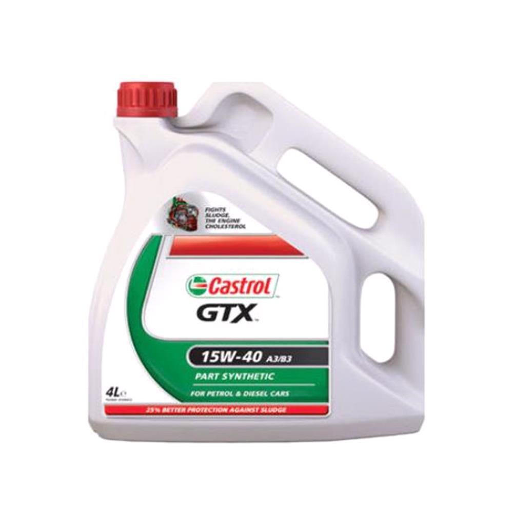 Castrol Gtx 15w40 A3/b3 Semi Synthetic Engine Oil. 5 Litre For