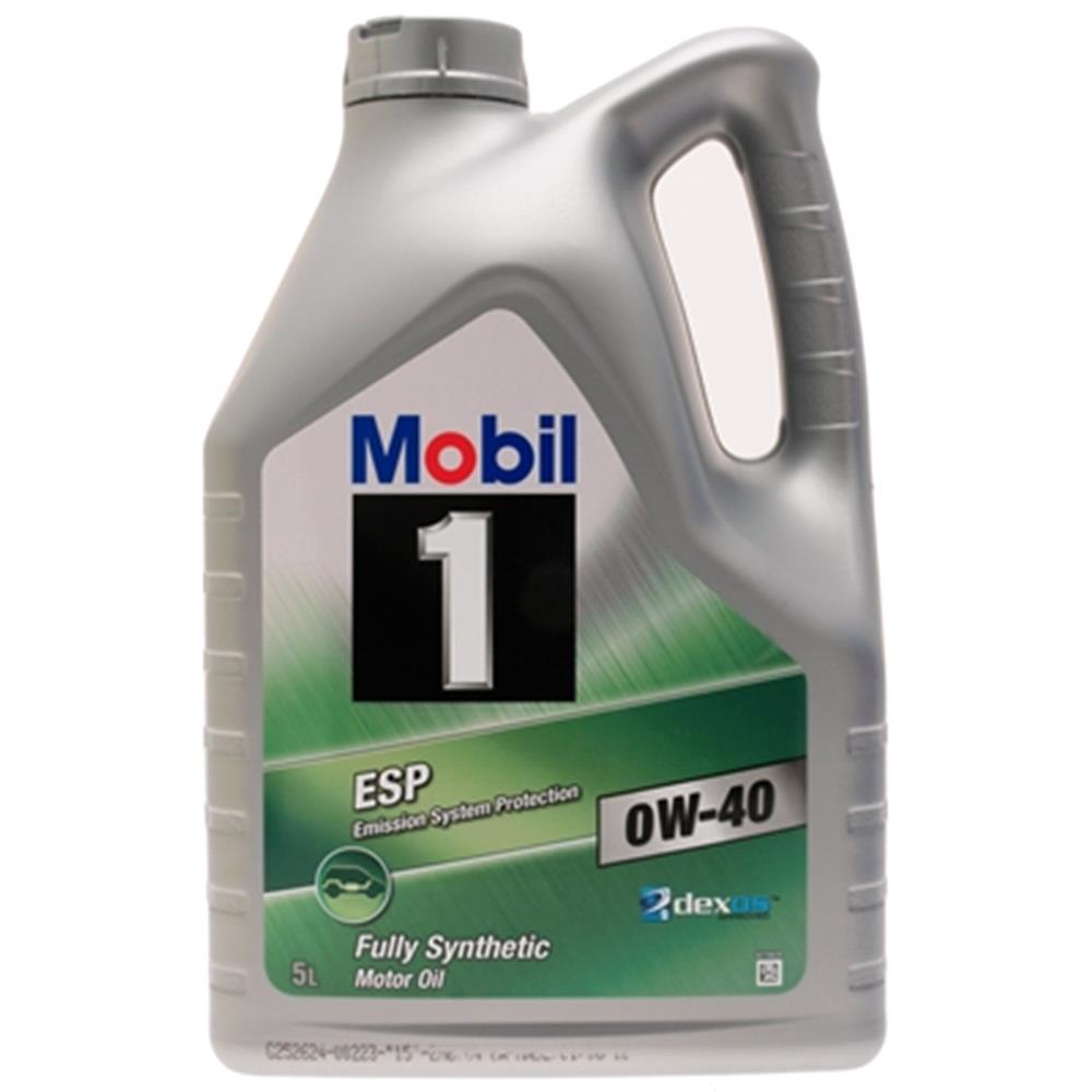 Mobil 1 Esp Formula Fully Synthetic 0w40 Dexos 2 Engine Oil.5 Litre For .