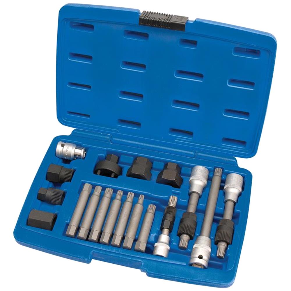Draper Expert 31921 Alternator Pulley Tool Kit (18 Piece) For MicksGarage