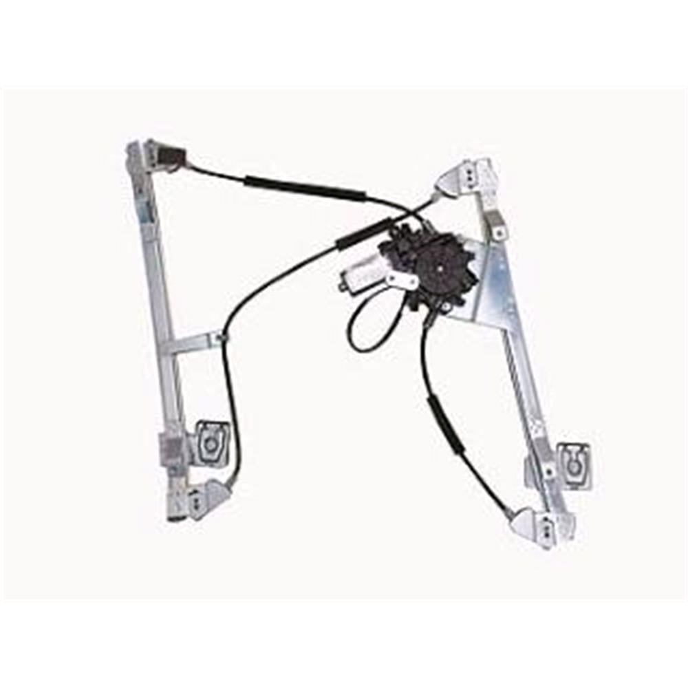 Front Left Electric Window Regulator (With Motor) For Vw Polo (6n2