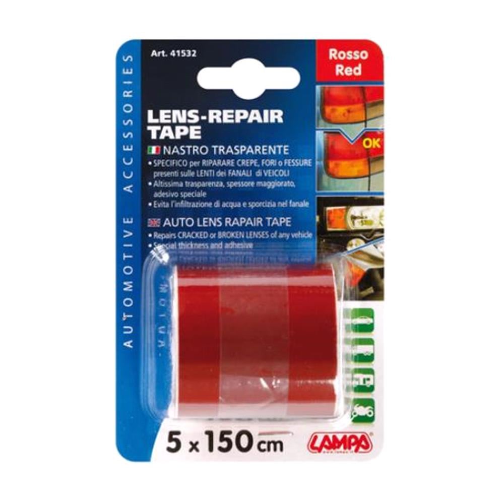 Auto Lens Repair Tape 5x150 Cm Red For MicksGarage