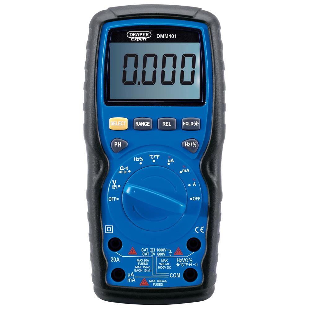 **Discontinued** Draper Expert 41824 Digital Clamp Meter (Auto ranging