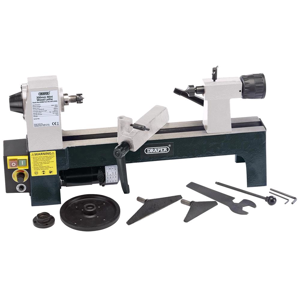 Draper 60988 Variable Speed Mini Wood Lathe (250w) For MicksGarage