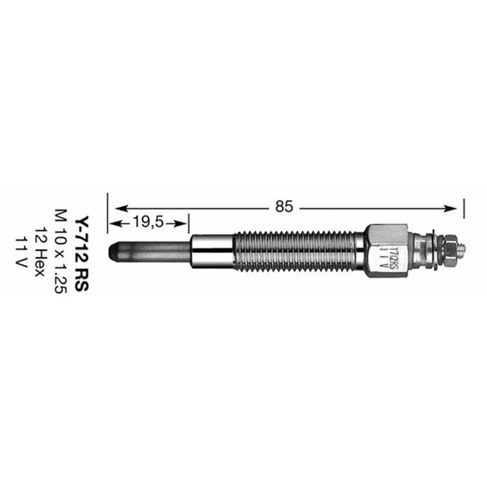 Ngk Glow Plug (Single) MicksGarage