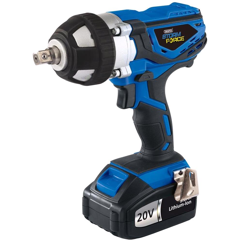Draper Expert 82983 20v Cordless Impact Wrench With 1 Li Ion Battery Draper Expert 82983 20v Cordless Impact Wrench With 1 Li Ion Battery 3 0ah