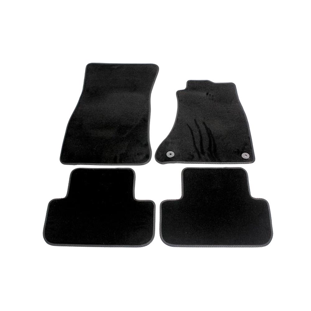 Fully Tailored Luxury Car Mats Audi A4 Avant 2008 2015 Black For