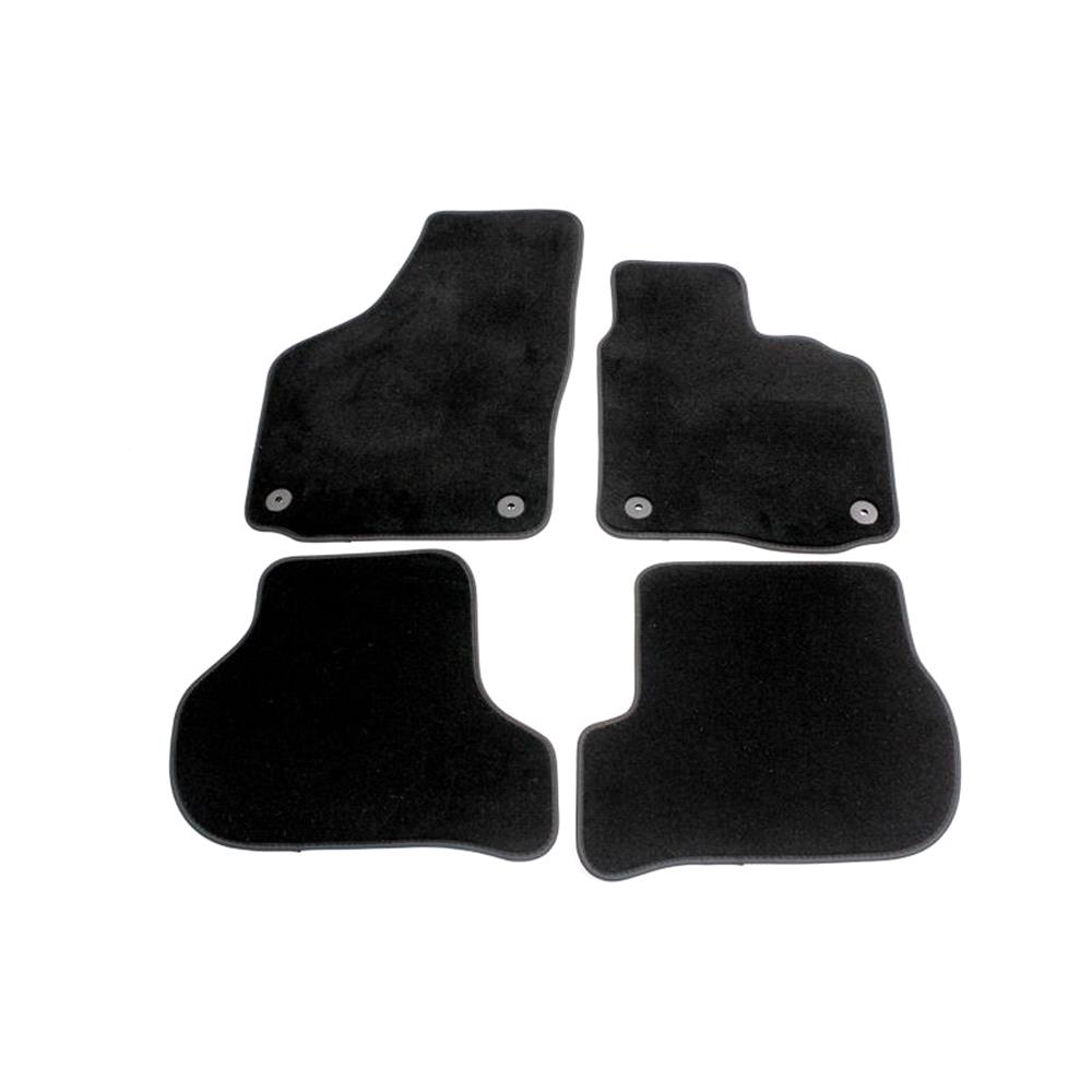 2013- TRAVALL RUBBER FLOOR MATS SKODA OCTAVIA RHD SET OF 4 /& FIXINGS