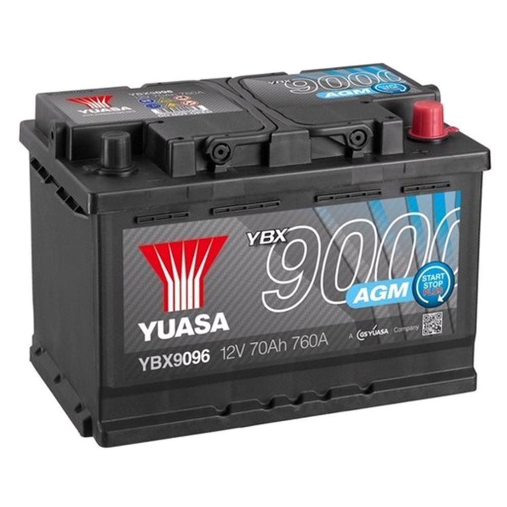 Yuasa Ybx9096 Agm Stop Start Plus Battery 096 4 year Warranty For Kia