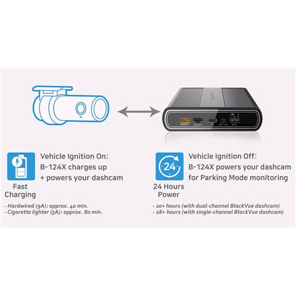 Blackvue Power Magic Pro Ultra Dash Cam Battery B 124x For MicksGarage