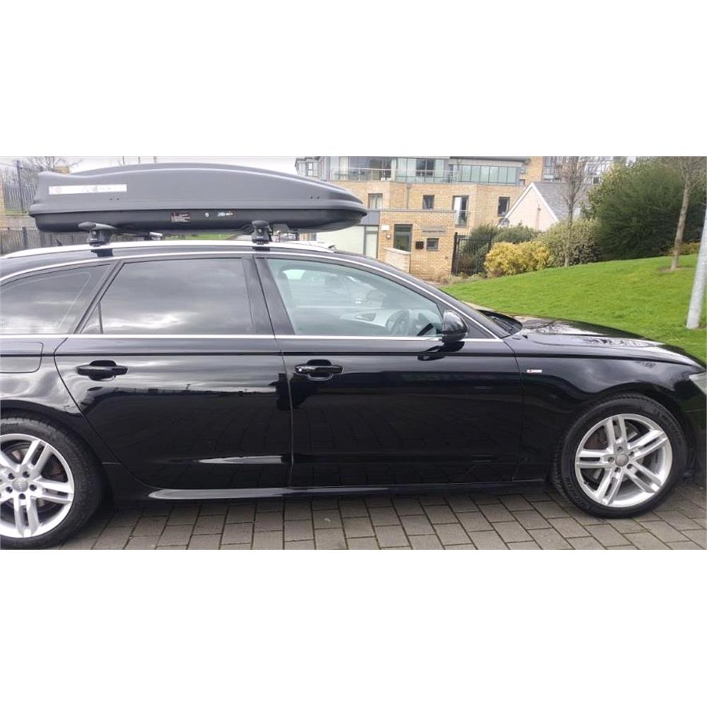 Nordrive 430l Black Graphite Roof Box For MicksGarage