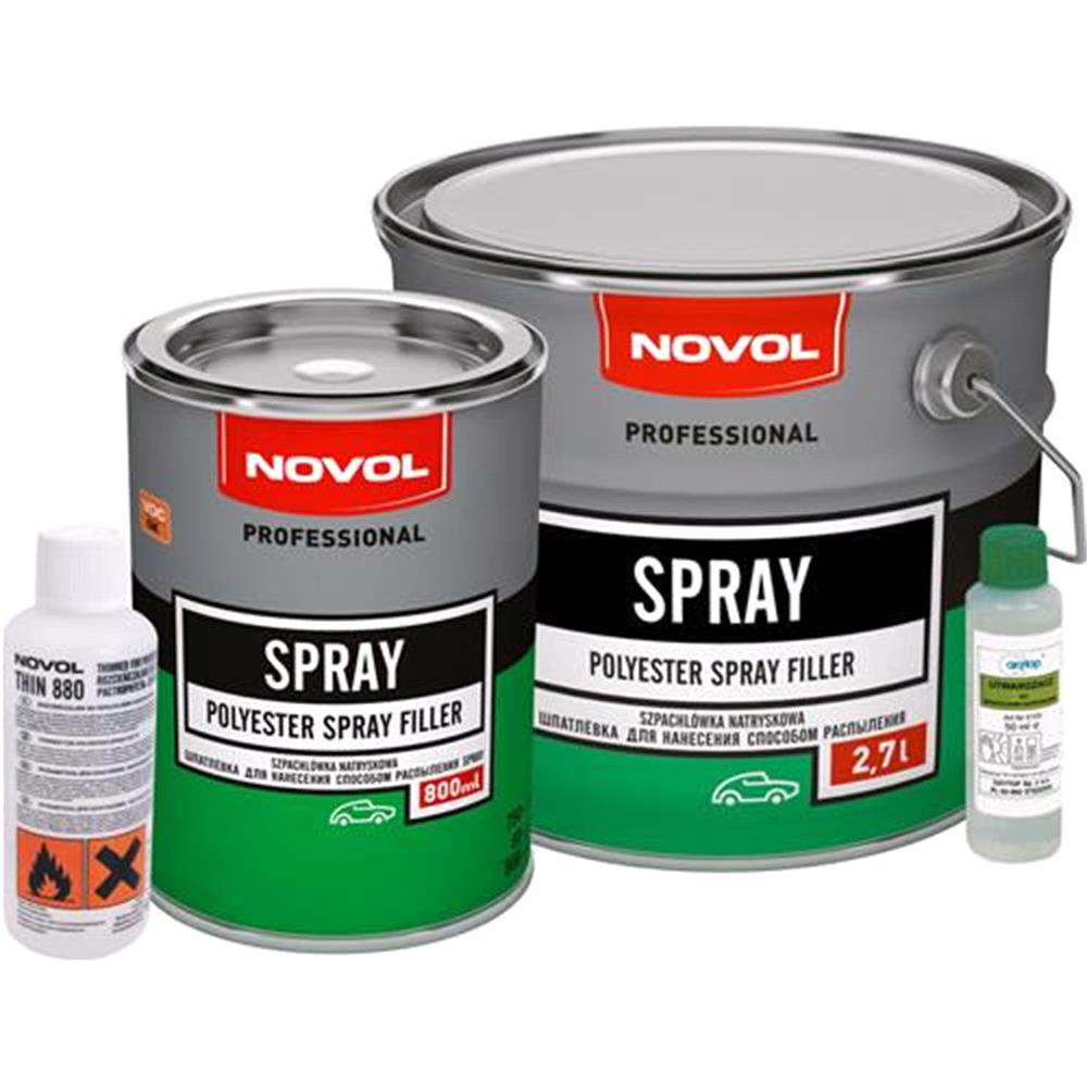 Spray Polyester Spray Filler, 2.7 Litre For MicksGarage