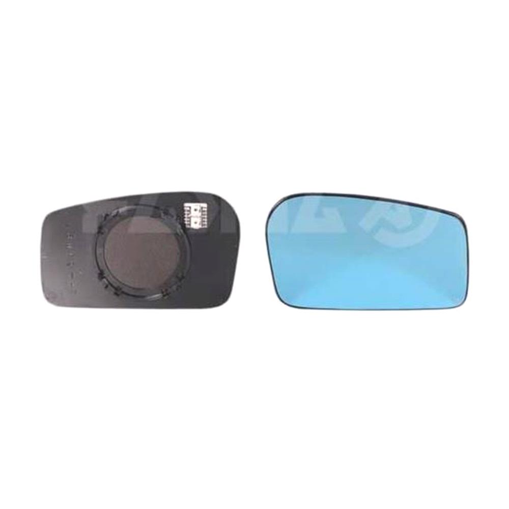 Right Blue Mirror Glass (heated) & Holder for Citroen SYNERGIE , 1994-2002