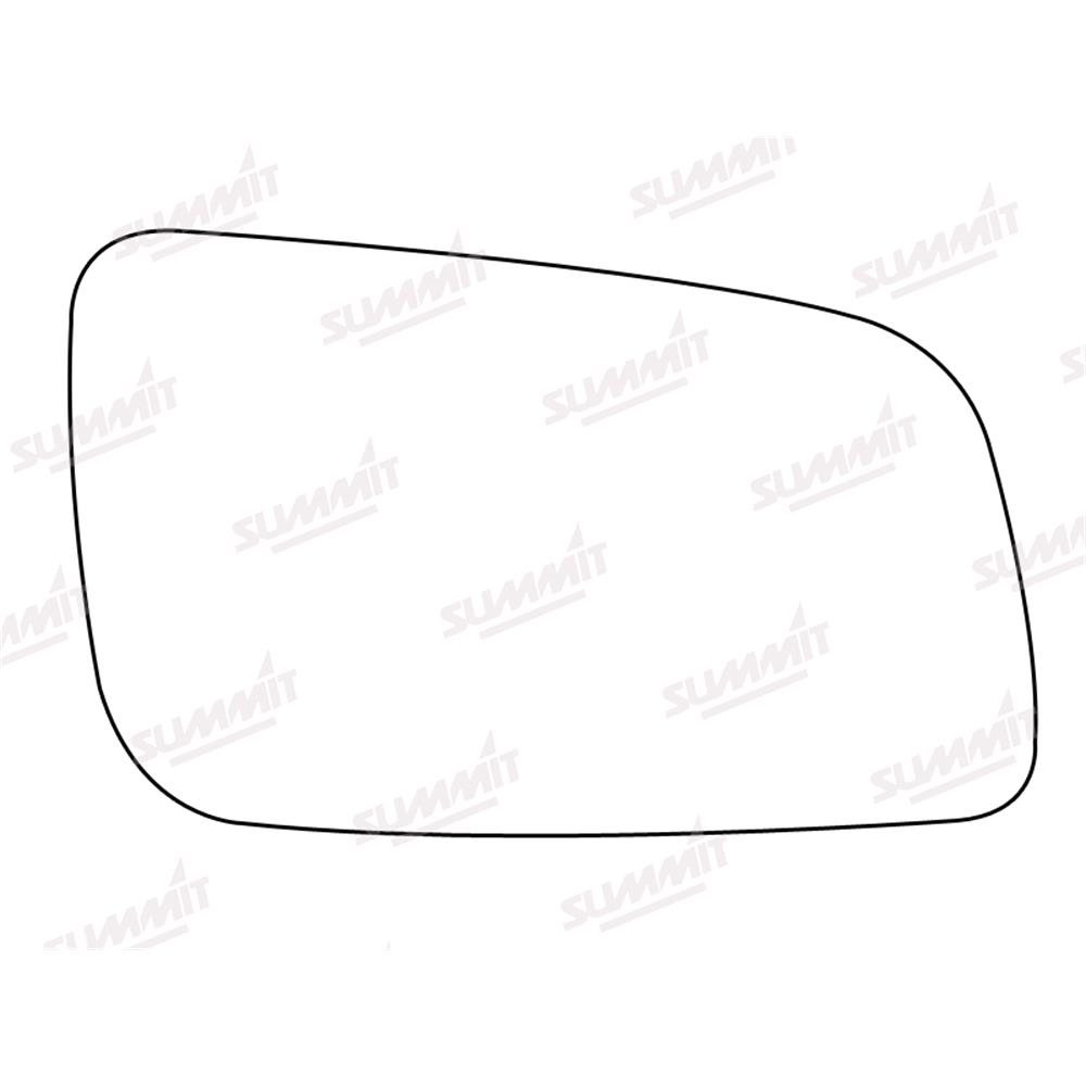 99-04 Mustang Radiator Show Filler Panel Clear Anodized 9904MU-00C
