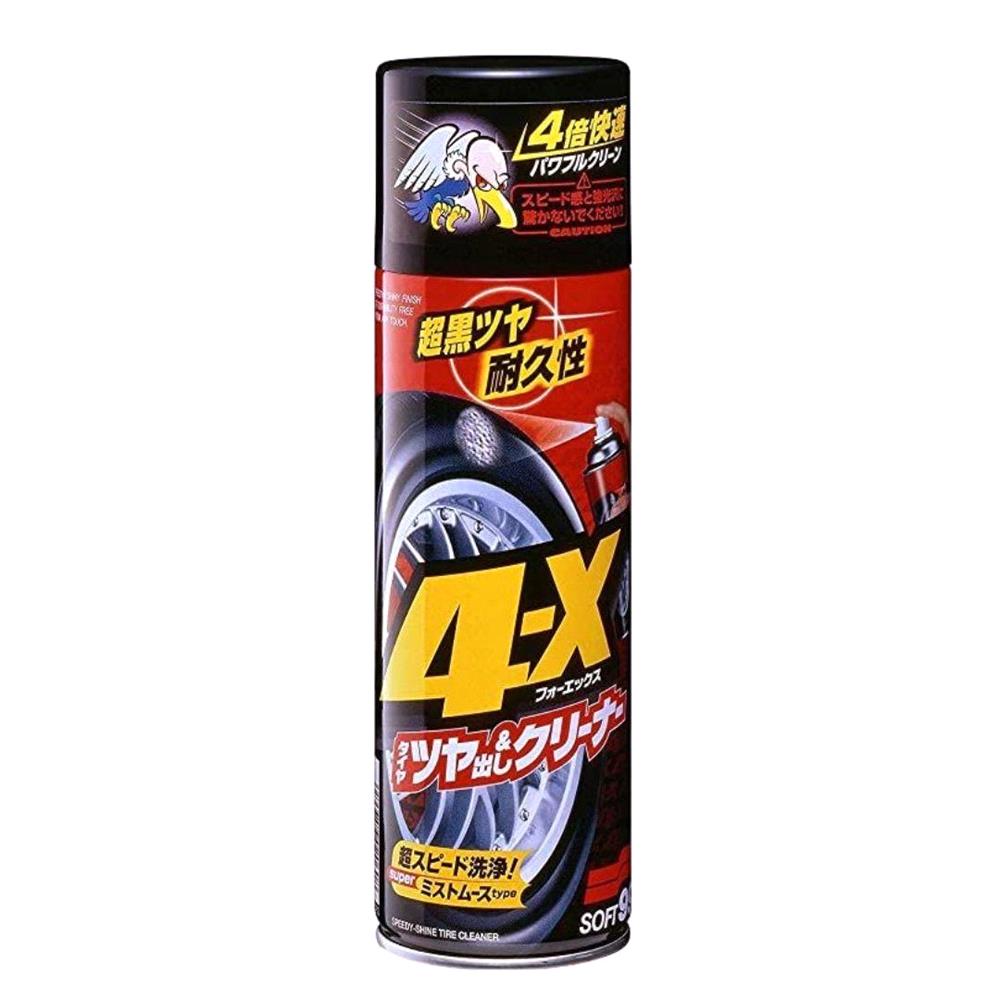Soft99 4 x Tire Cleaning Mousse & Tire Dressing 470ml For MicksGarage